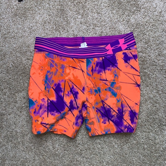 💎Under Armour Spandex Running Shorts Size S - Picture 2 of 3